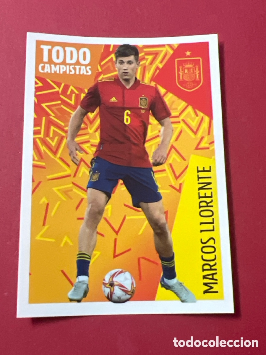 Cromos de F&uacute;tbol: C4595. N&ordm; 25 Marcos Llorente Espa&ntilde;a Carrefour Los &iacute;dolos de la Roja 2022