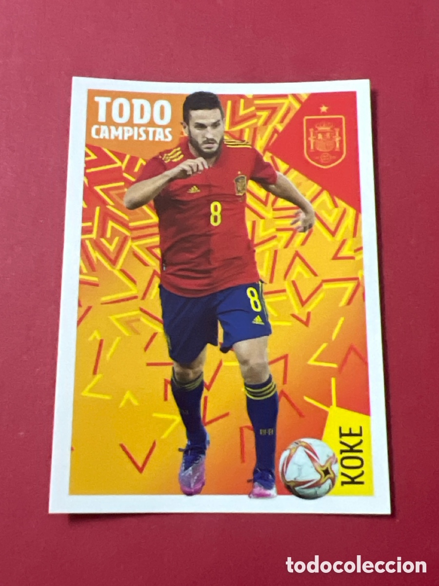 Cromos de F&uacute;tbol: C4596. N&ordm; 26 Koke Espa&ntilde;a Carrefour Los &Iacute;dolos de la Roja 2022