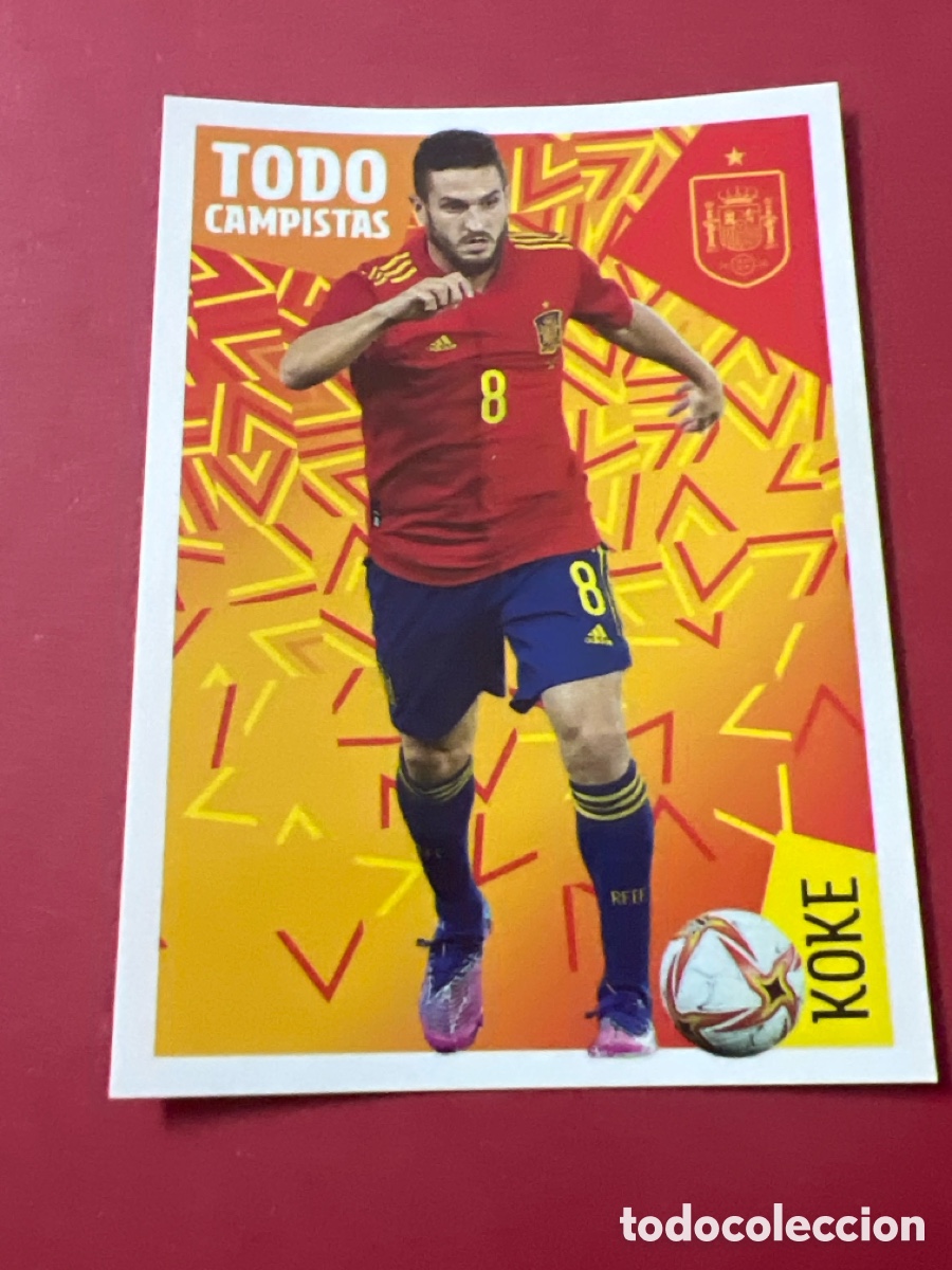 Cromos de F&uacute;tbol: C4597. N&ordm; 26 Koke Espa&ntilde;a Carrefour Los &Iacute;dolos de la Roja 2022