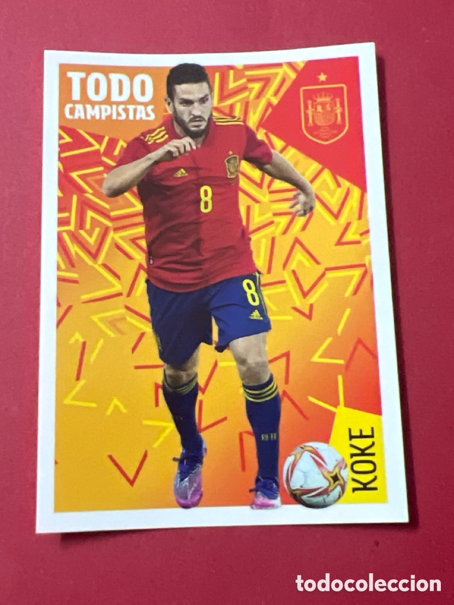 Football Stickers: C4598. N&ordm; 26 Koke Espa&ntilde;a Carrefour Los &Iacute;dolos de la Roja 2022
