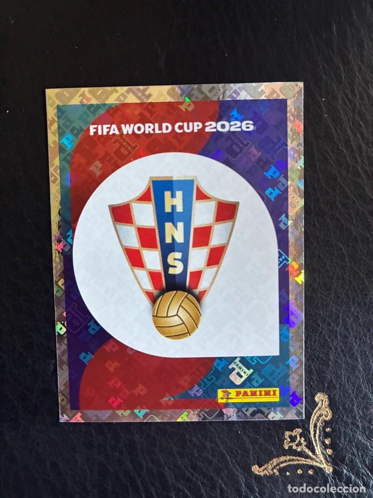 Football Stickers: CRO 1 ESCUDO LOGO CRO1 CROACIA CROATIA FIFA WORLD CUP MUNDIAL 2026 26 PANINI