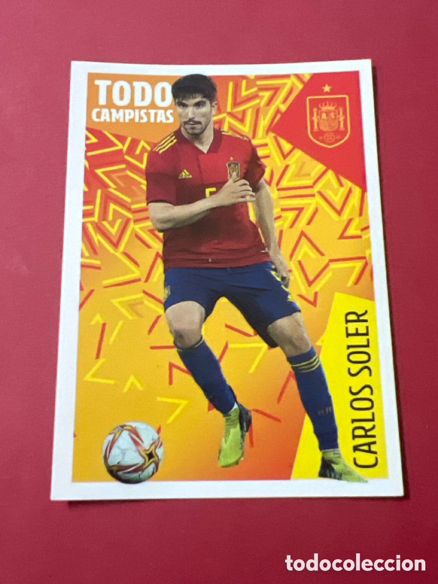Football Stickers: C4600. N&ordm; 27 Carlos Soler Espa&ntilde;a Carrefour Los &Iacute;dolos de la Roja 2022