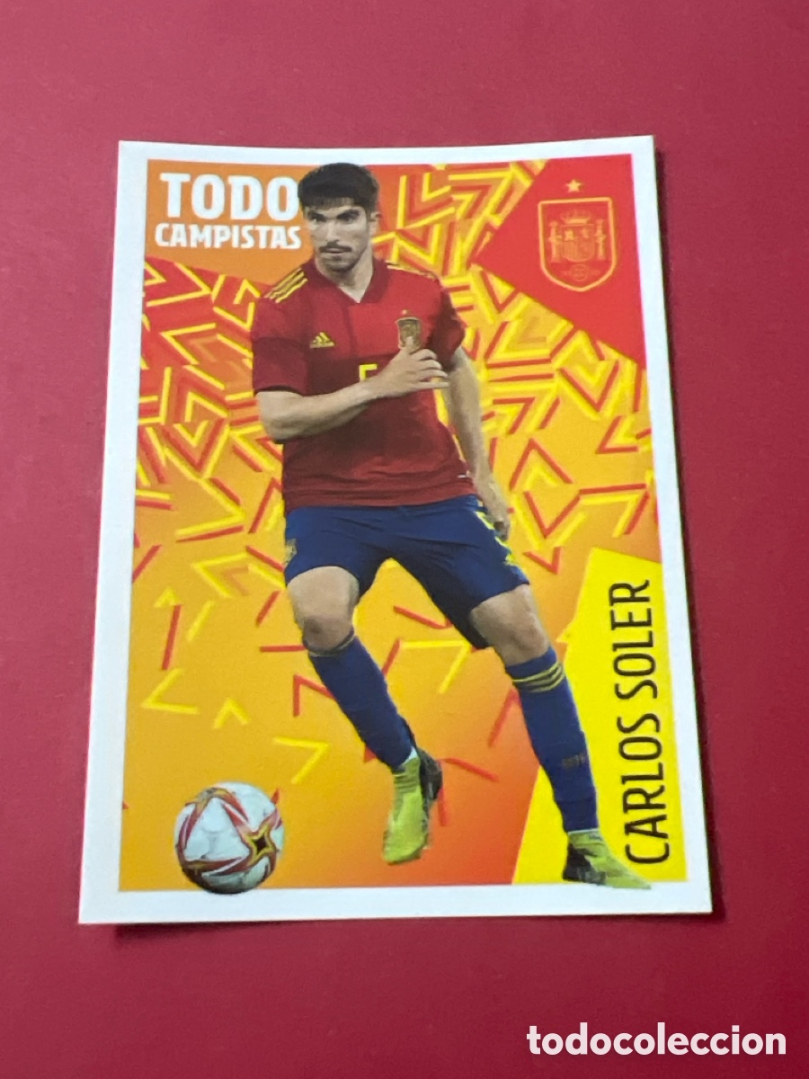 Cromos de F&uacute;tbol: C4601. N&ordm; 27 Carlos Soler Espa&ntilde;a Carrefour Los &Iacute;dolos de la Roja 2022