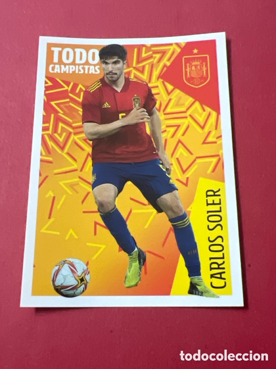 Cromos de F&uacute;tbol: C4602. N&ordm; 27 Carlos Soler Espa&ntilde;a Carrefour Los &Iacute;dolos de la Roja 2022
