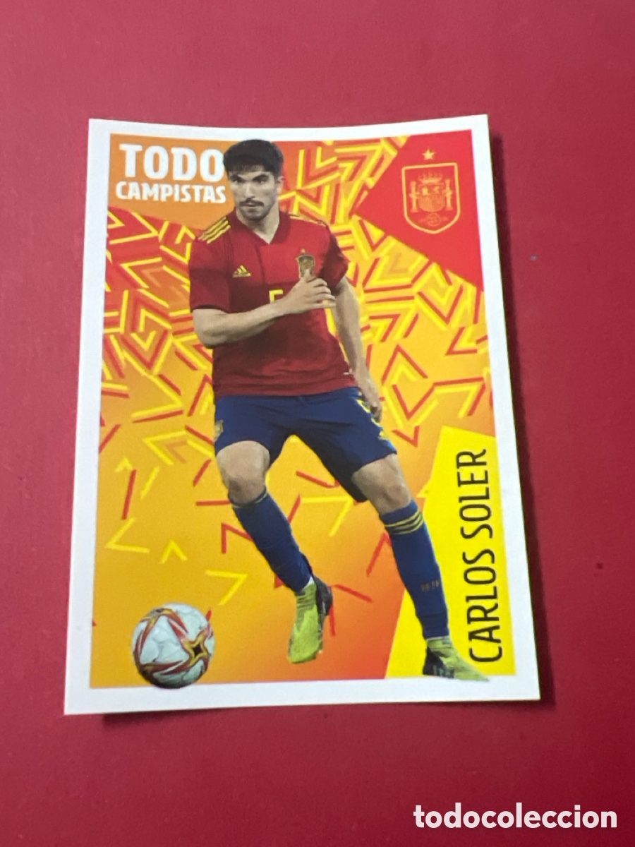 Football Stickers: C4604. N&ordm; 27 Carlos Soler Espa&ntilde;a Carrefour Los &Iacute;dolos de la Roja 2022