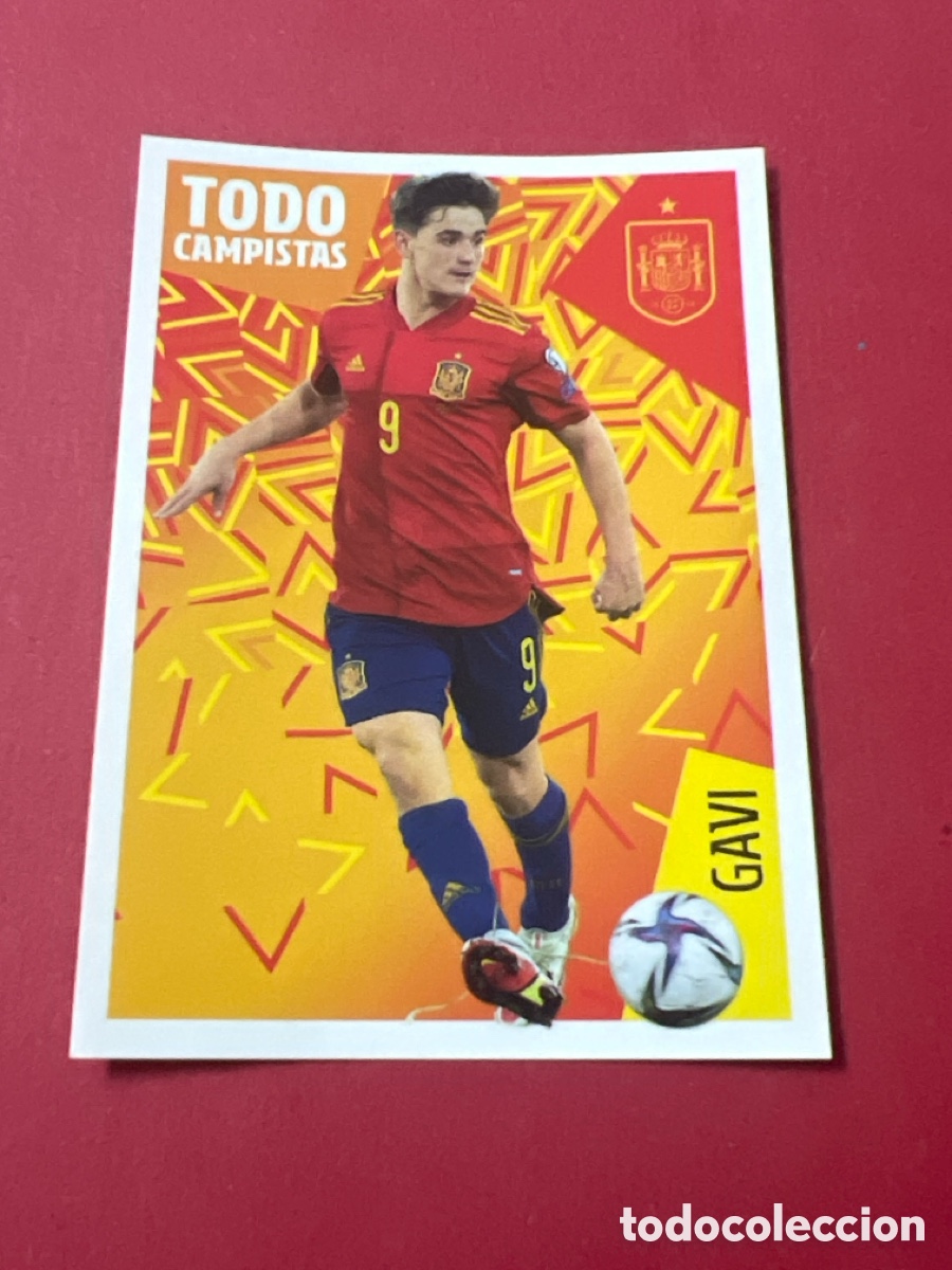 Cromos de F&uacute;tbol: C4605. 29 GAVI LOS IDOLOS DE LA ROJA ESPA&Ntilde;A CRACKS MUNDIALES 2022 PANINI
