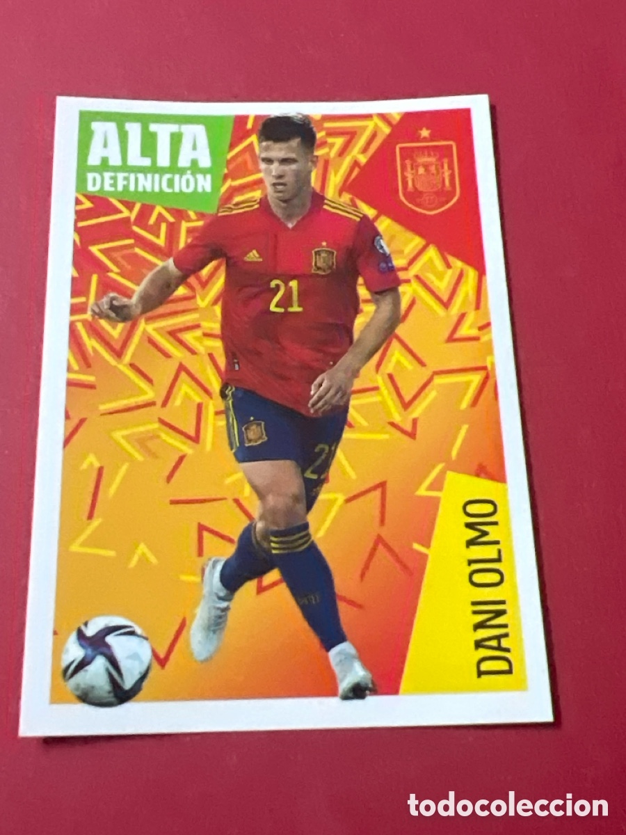 Football Stickers: C4613. N&ordm; 34 Dani Olmo Espa&ntilde;a &Iacute;dolos de La Roja Carrefour F&uacute;tbol 2022