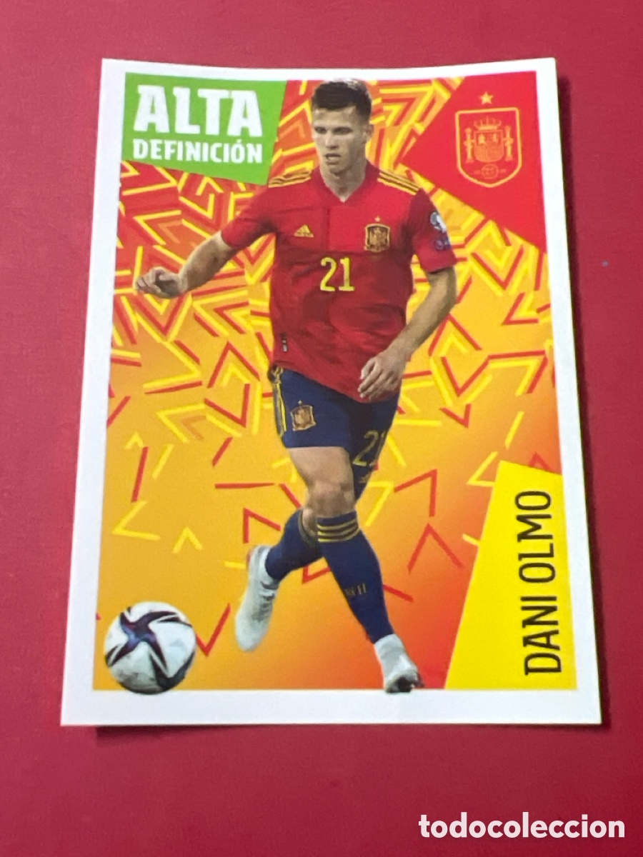 Football Stickers: C4614. N&ordm; 34 Dani Olmo Espa&ntilde;a &Iacute;dolos de La Roja Carrefour F&uacute;tbol 2022