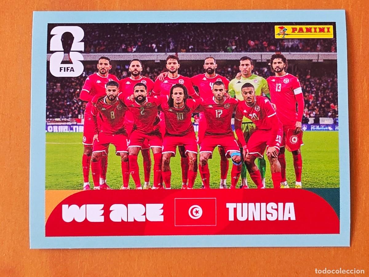 Cromos de F&uacute;tbol: TUN 13 Alineaci&oacute;n equipo plantilla T&uacute;nez, Panini FIFA World Cup Mundial 2026 Sticker