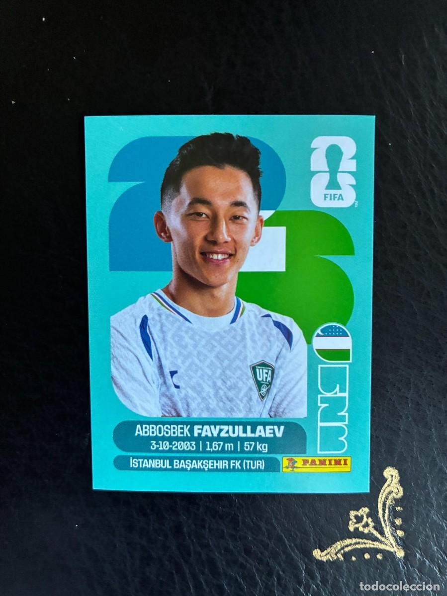 Cromos de F&uacute;tbol: UZB 20 ABBOSBEK FAYZULLAEV UZB20 UZBEKISTAN FIFA WORLD CUP MUNDIAL 2026 26 PANINI