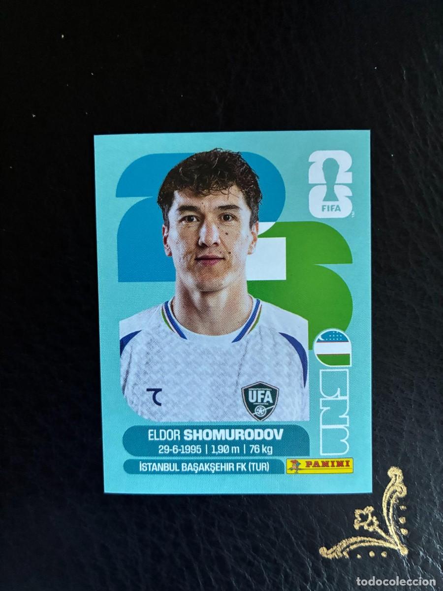 Cromos de F&uacute;tbol: UZB 16 ELDOR SHOMURODOV UZB16 UZBEKISTAN FIFA WORLD CUP MUNDIAL 2026 26 PANINI