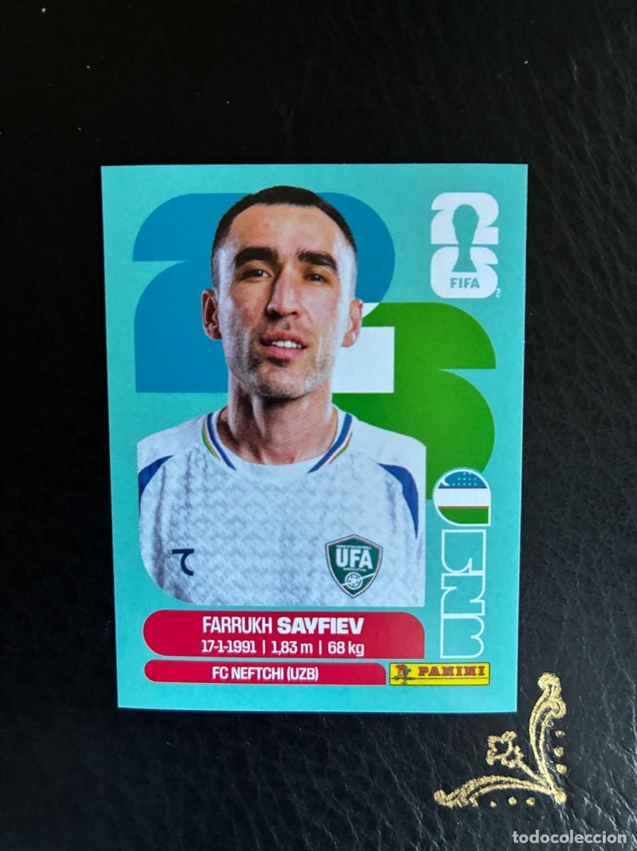 Cromos de F&uacute;tbol: UZB 3 FARRUKH SAYFIEV UZB3 UZBEKISTAN FIFA WORLD CUP MUNDIAL 2026 26 PANINI