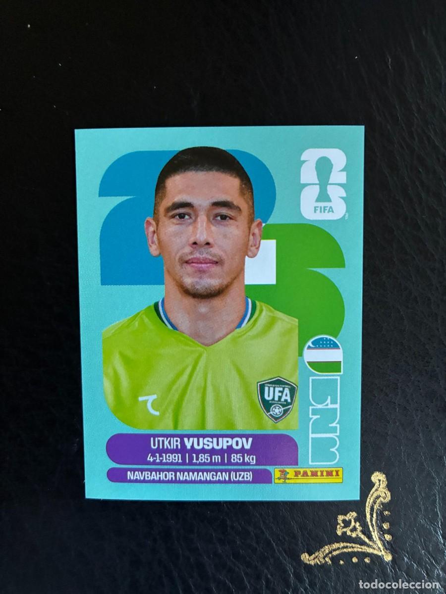 Cromos de F&uacute;tbol: UZB 2 UTKIR YUSUPOV UZB2 UZBEKISTAN FIFA WORLD CUP MUNDIAL 2026 26 PANINI