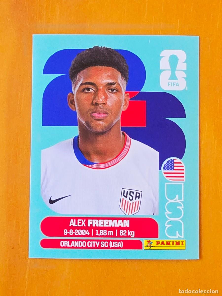 Cromos de F&uacute;tbol: USA 6 Alex Freeman, Estados Unidos, Panini FIFA World Cup Mundial 2026 Sticker