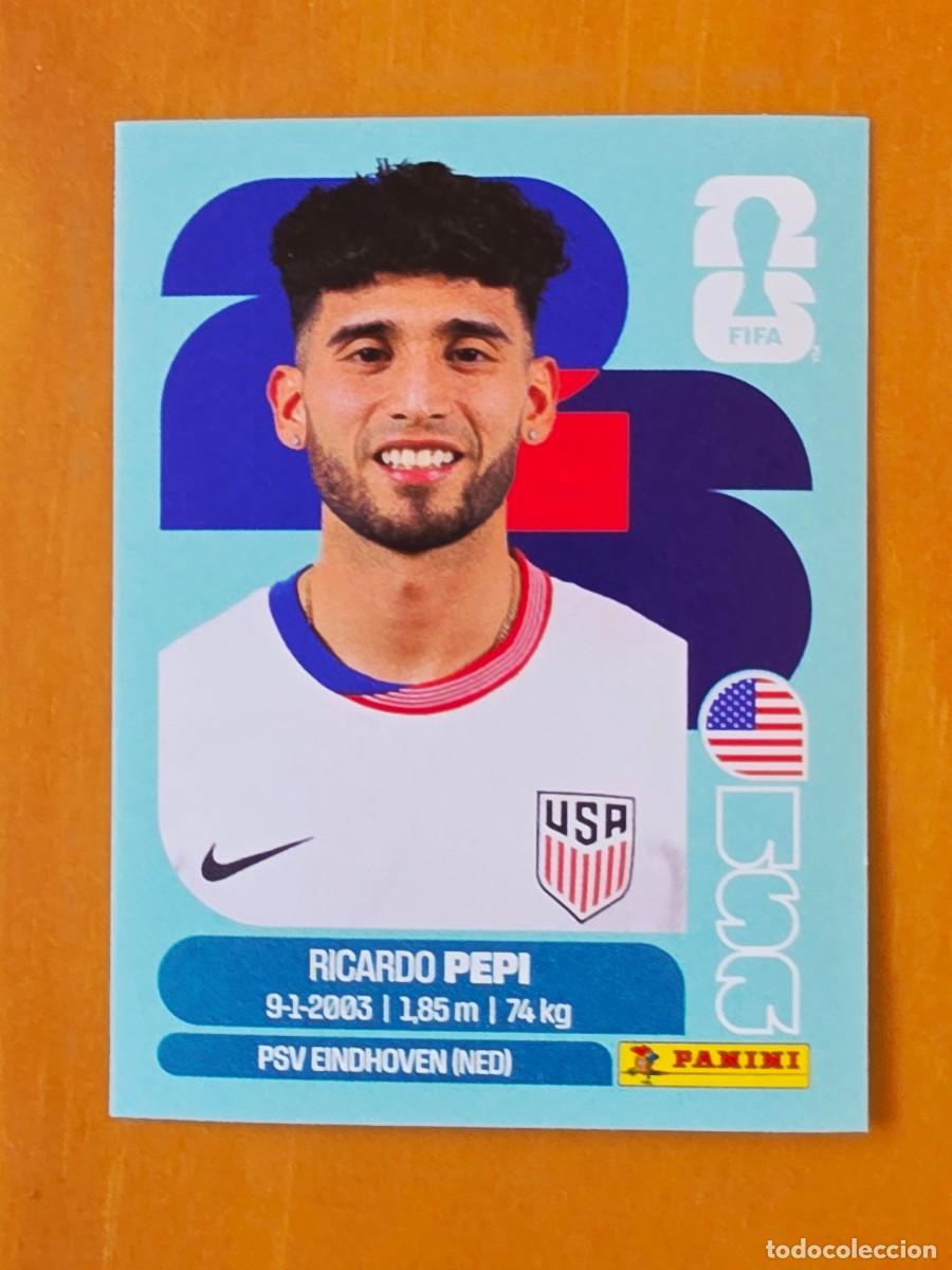 Cromos de F&uacute;tbol: USA 18 Ricardo Pepi, Estados Unidos, Panini FIFA World Cup Mundial 2026 Sticker