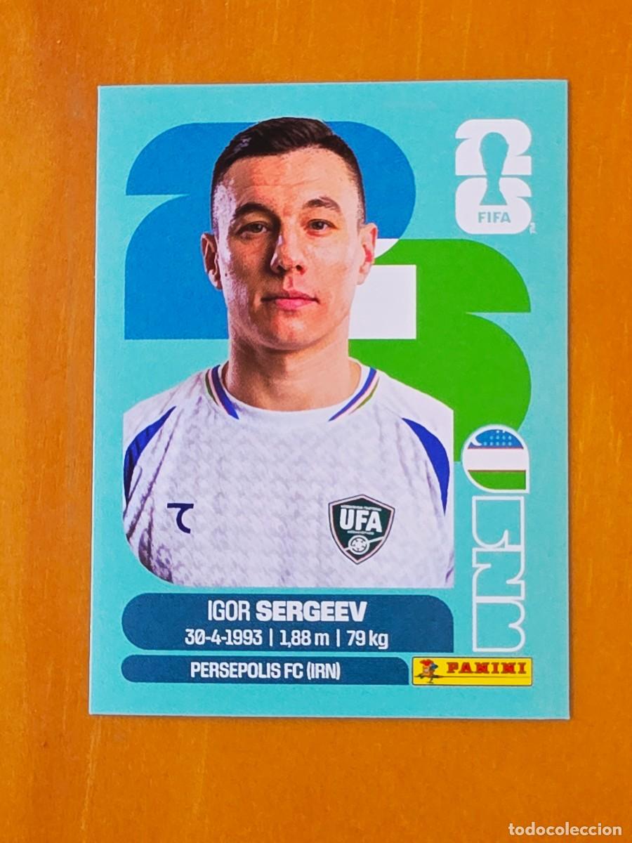 Cromos de F&uacute;tbol: UZB 19 Igor Sergeev, Uzbekist&aacute;n, Panini FIFA World Cup Mundial 2026 Sticker