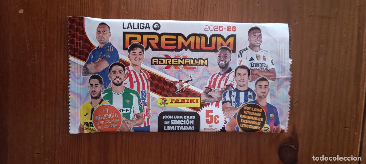 Cromos de F&uacute;tbol: Sobre ADRENALYN La Liga Premium - Vac&iacute;o - 2025-26 25 26