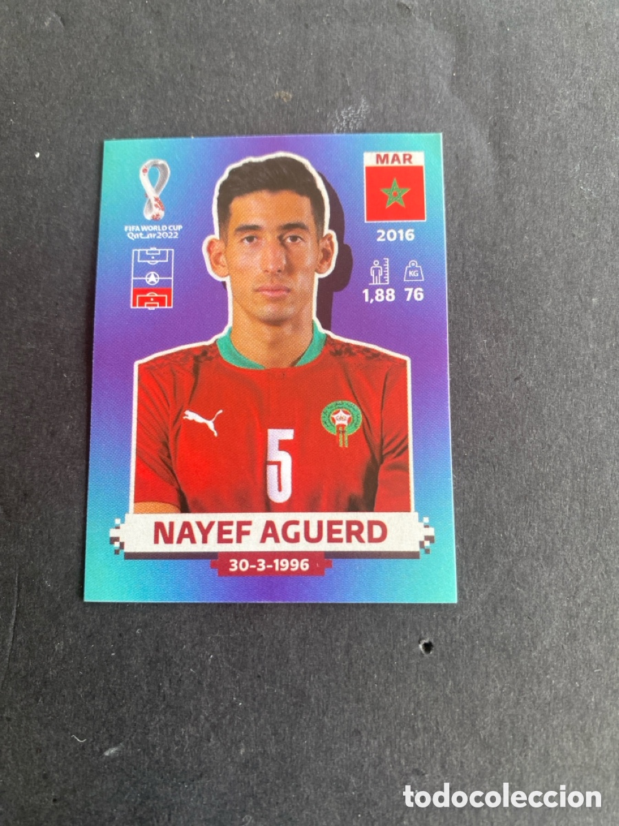 Cromos de F&uacute;tbol: Cromo Mundial Qatar 2022 Marruecos N* 5