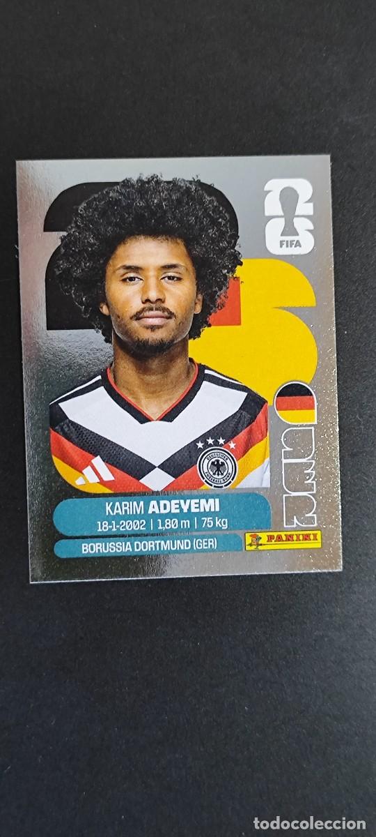 Cromos de F&uacute;tbol: FIFA WORLD CUP 2026 STICKER PLATA EDICION INTERNATIONAL ADEYEMI ALEMANIA # GER19 PANINI