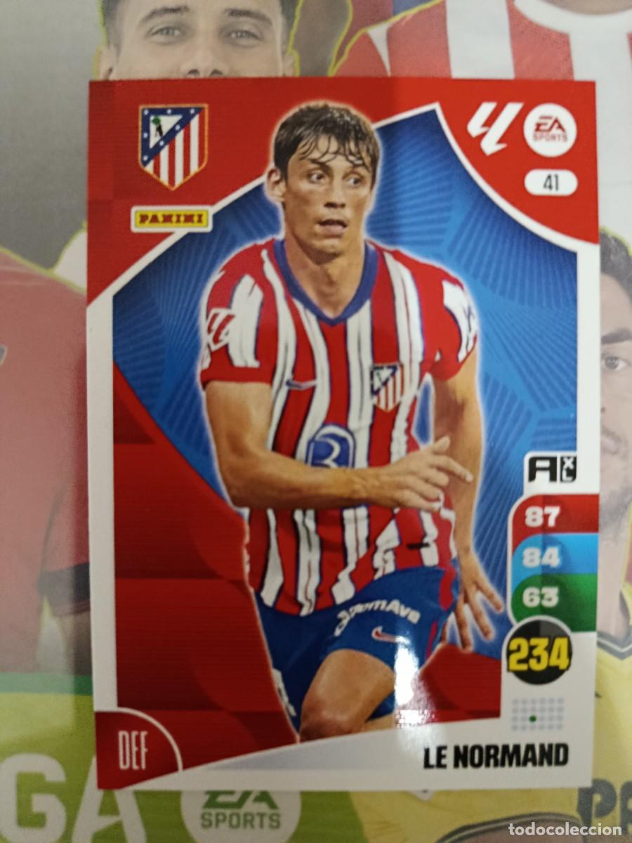 Cromos de F&uacute;tbol: Adrenalyn 24/25. 41- Le Normand. Atl&eacute;tico de Madrid.