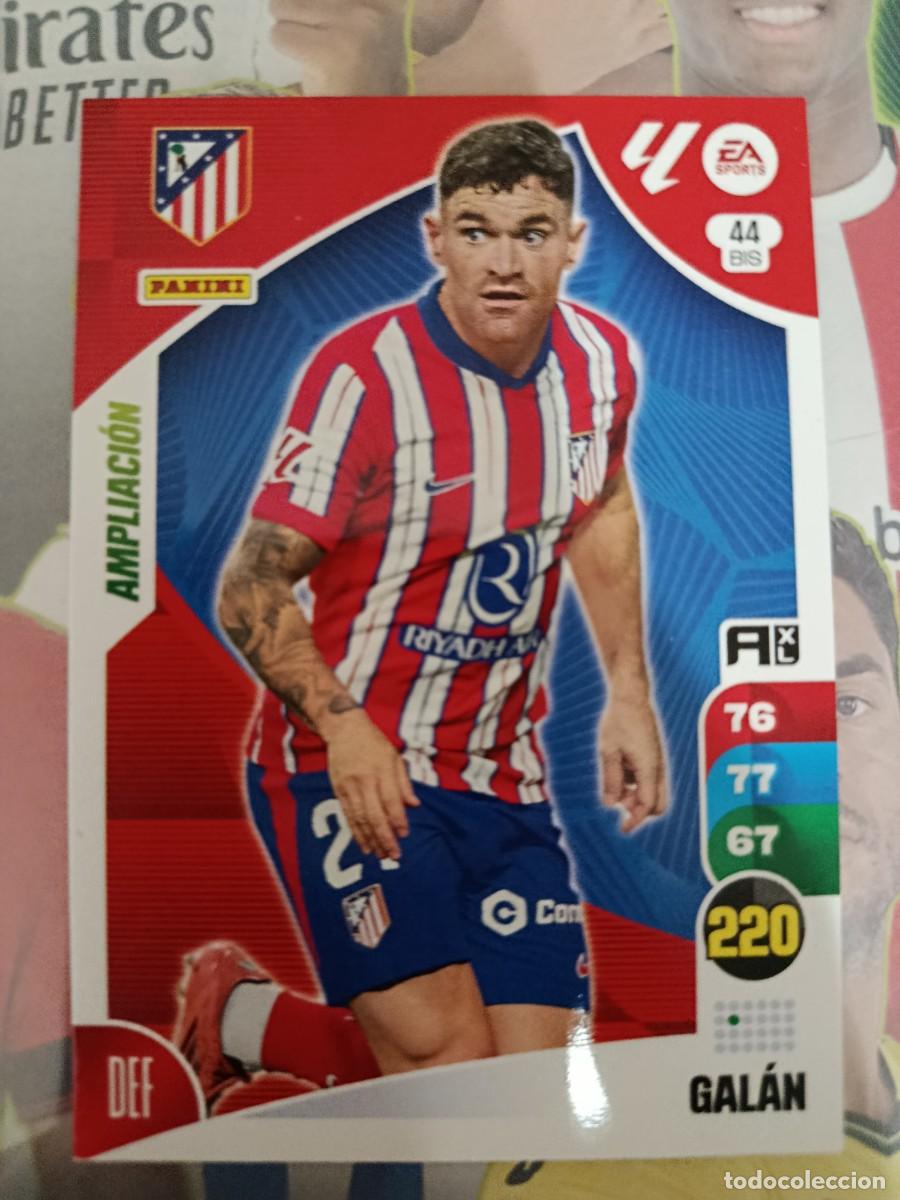 Cromos de F&uacute;tbol: Adrenalyn 24/25. 44 bis- Gal&aacute;n. Atl&eacute;tico de Madrid.