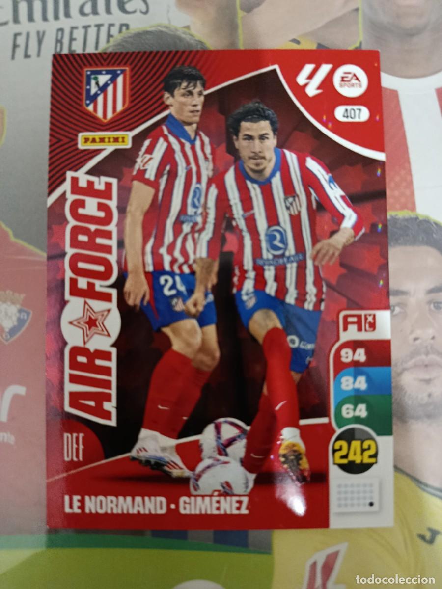 Cromos de F&uacute;tbol: Adrenalyn 24/25. 407- Air Force. Atl&eacute;tico de Madrid.