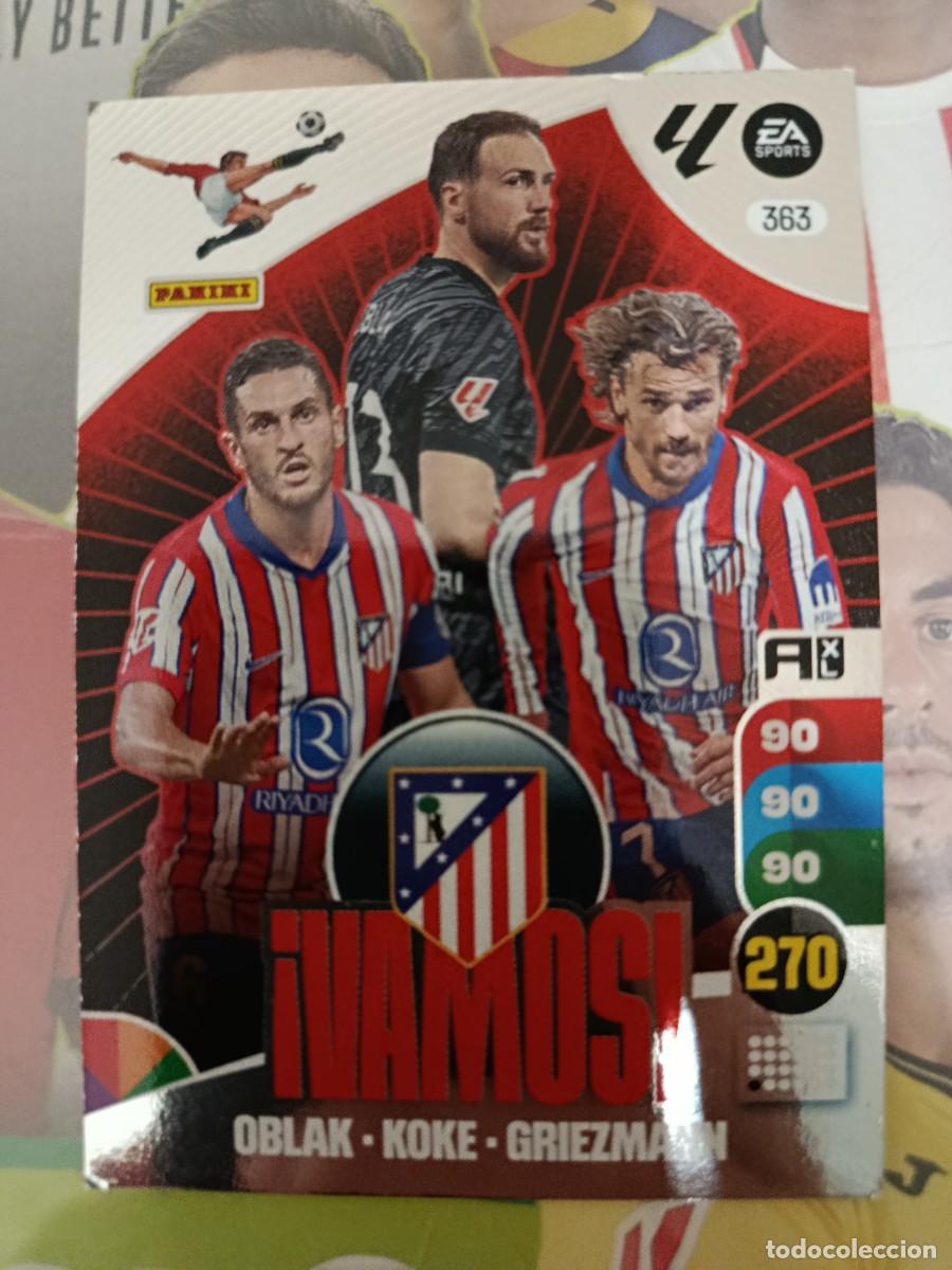 Fu&szlig;ball-Sticker: Adrenalyn 24/25. 363- Vamos. Atl&eacute;tico de Madrid. Nuevo impactos.