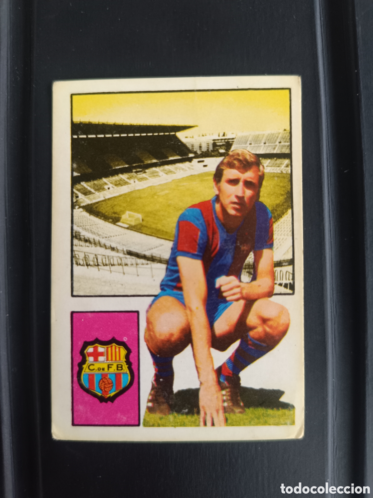 Cromos de f&uacute;tbol: Cromo FHER 74 75 REXACH BARCELONA NUNCA PEGADO