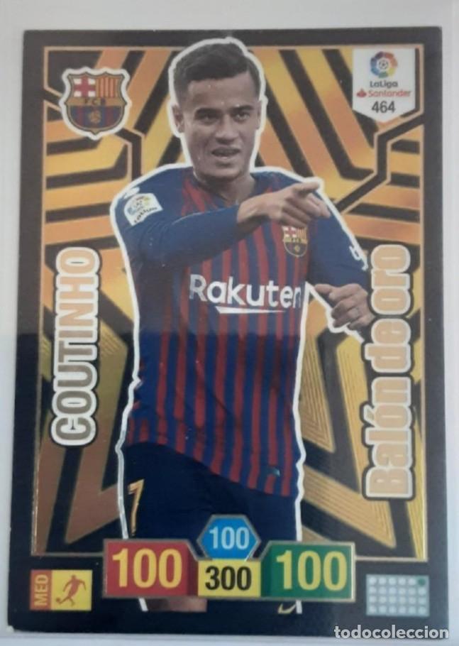 Cromos de F&uacute;tbol: Cromo cards futbol adrenalyn xl 18 19 coutinho bal&oacute;n de oro