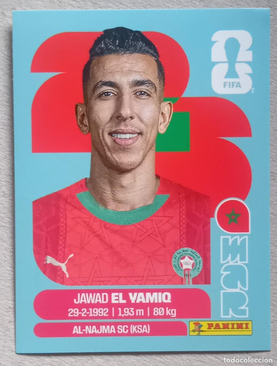 Cartes &agrave; collectionner de Football: Figurina Panini 2026 Cromo World Cup Usa Mundial 2026 Jawad El Yamiq Morocco n MAR 8