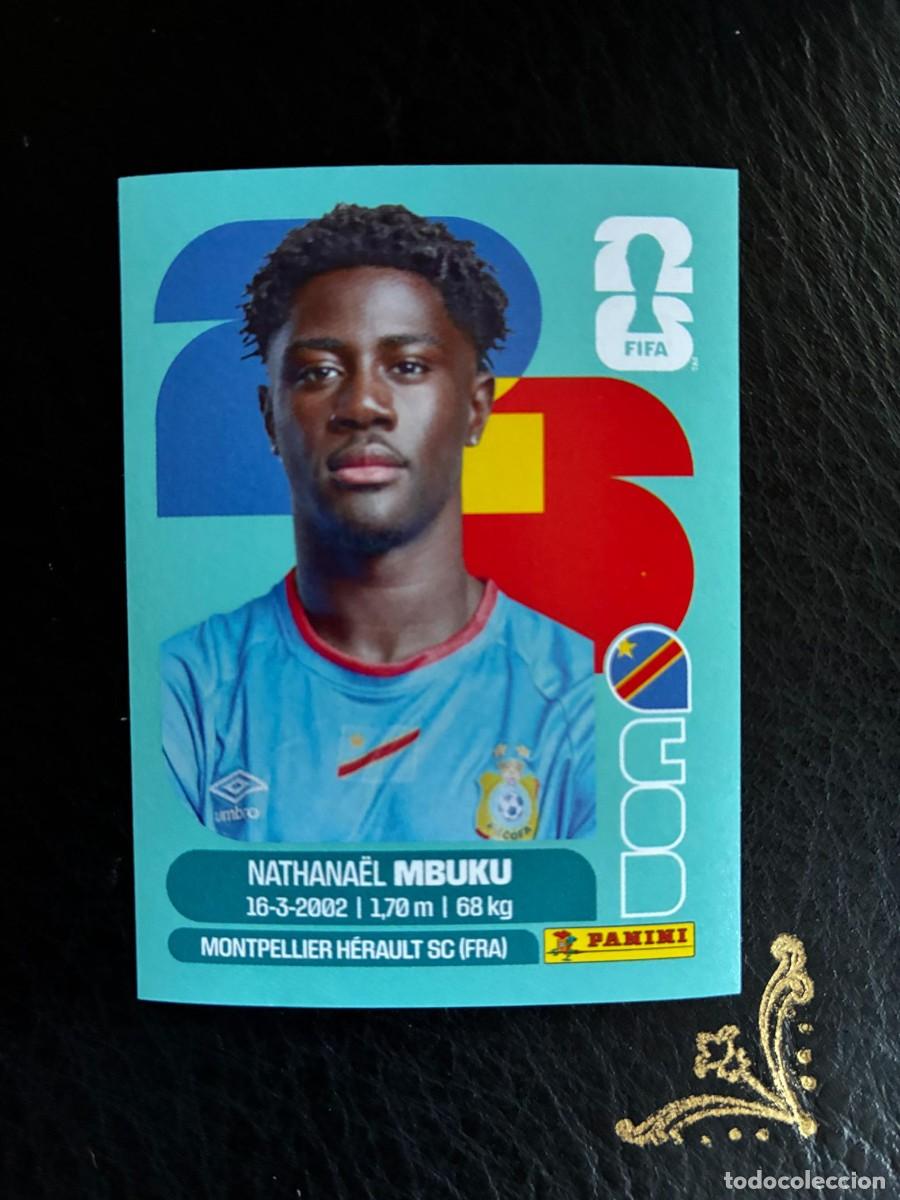 Cromos de Futebol: COD 20 NATHANAEL MBUKU COD20 CONGO FIFA WORLD CUP MUNDIAL 2026 26 PANINI