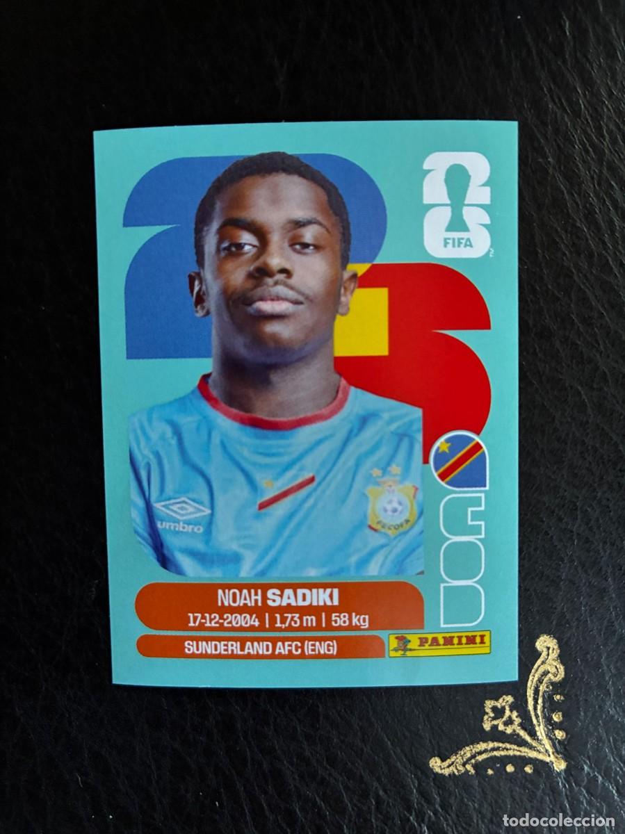 Cromos de Futebol: COD 12 NOAH SADIKI COD12 CONGO FIFA WORLD CUP MUNDIAL 2026 26 PANINI