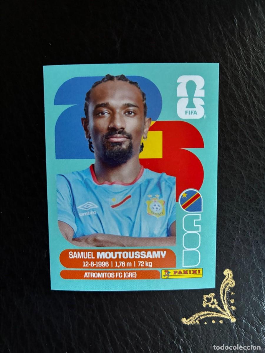 Cromos de Futebol: COD 11 SAMUEL MOUTOUSSAMV COD11 CONGO FIFA WORLD CUP MUNDIAL 2026 26 PANINI