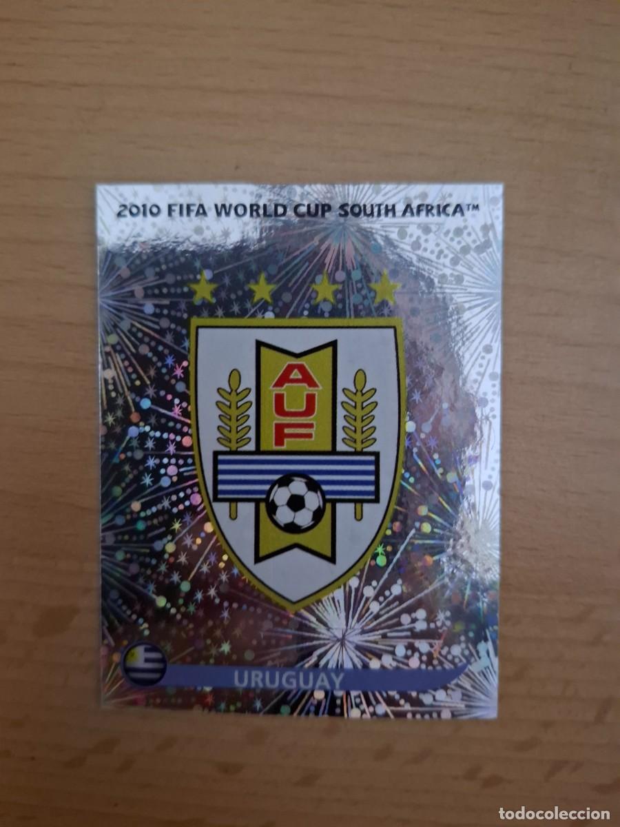 Cromos de Futebol: CROMO ESCUDO URUGUAY #69 FOIL HOLOGR&Aacute;FICO - PANINI FIFA WORLD CUP SOUTH AFRICA 2010