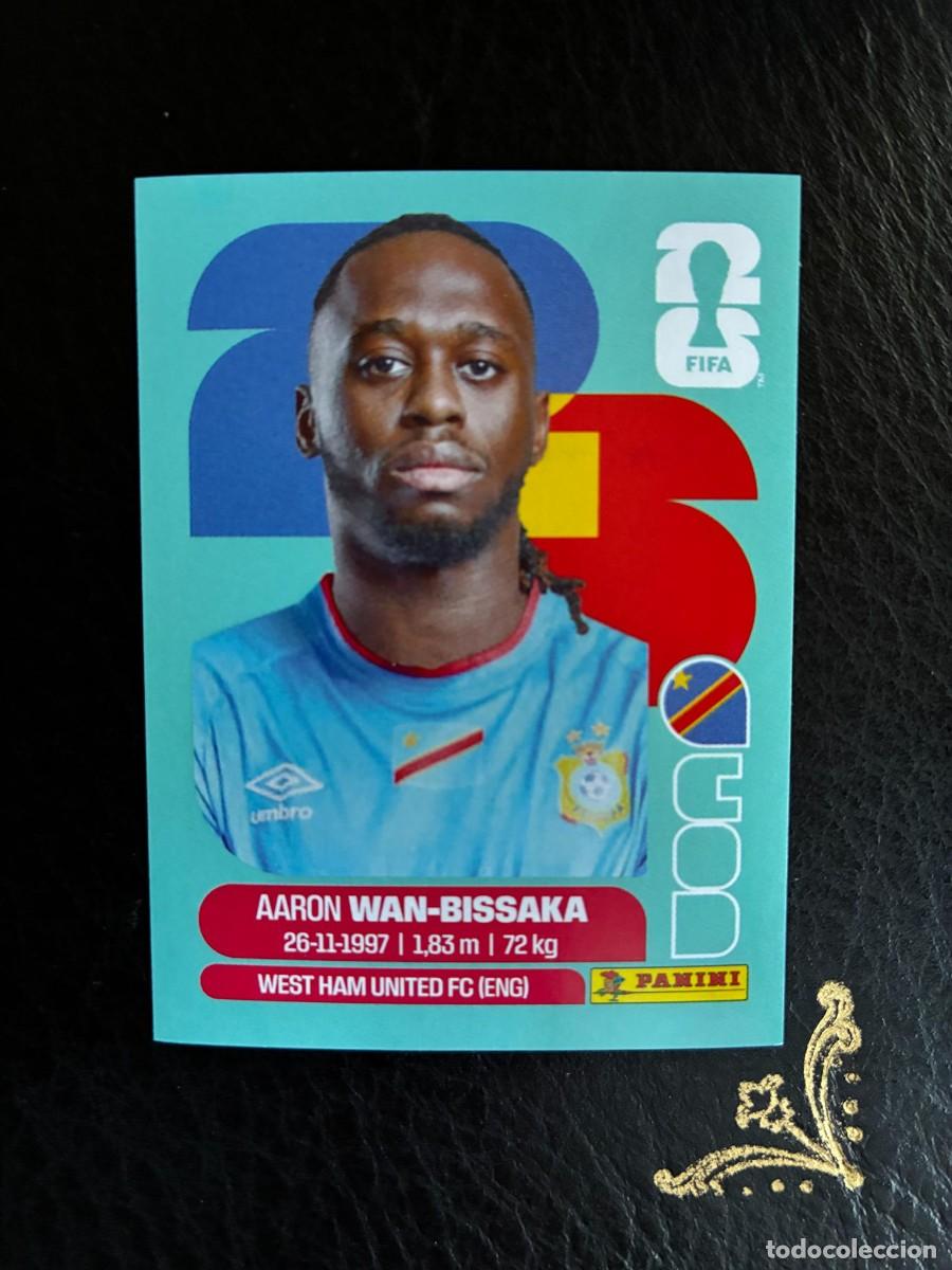 Figurine di Calcio: COD 3 AARON WAN-BISSAKA COD3 CONGO FIFA WORLD CUP MUNDIAL 2026 26 PANINI