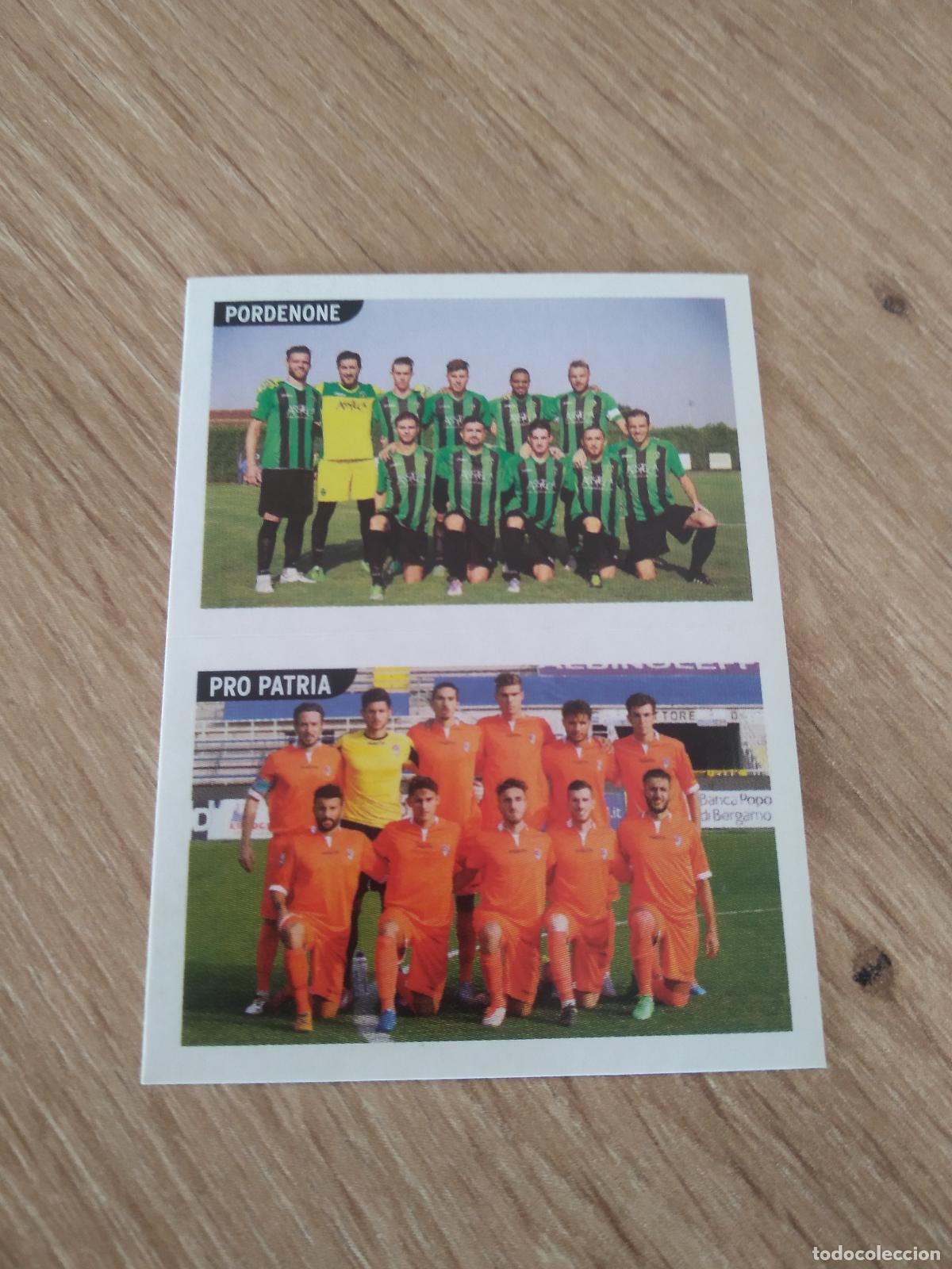 Fu&szlig;ball-Sticker: 836 PORDENONE PRO PATRIA EQUIPO PLANTILLA CROMO FUTBOL PANINI LIGA ITALIA 15-16 CALCIATORI 2015-2016