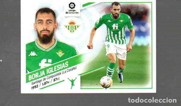 Fu&szlig;ball-Sticker: CROMOS DE LIGA DE FUTBOL DEL A&Ntilde;O 2022/2023 EDITO ESTE Y PANINI DE REAL BETIS BORJA IGLESIAS N&ordm; 19