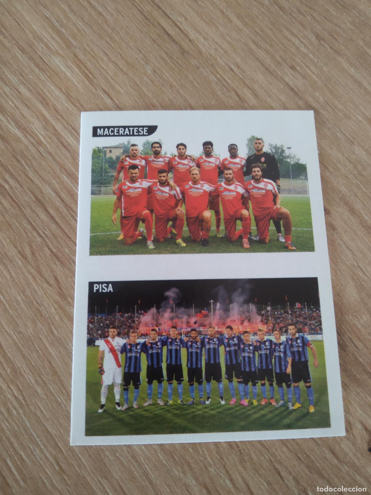 Cromos de F&uacute;tbol: 845 MACERATESE PISA EQUIPO CROMO FUTBOL PANINI LIGA ITALIA 15-16 CALCIATORI 2015-2016