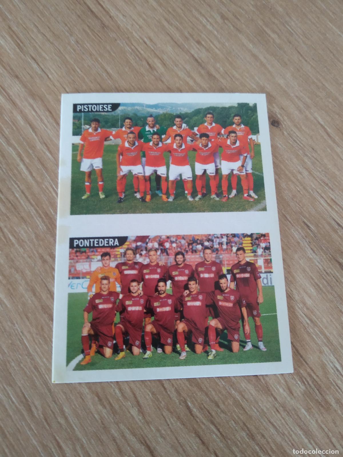 Figurine di Calcio: 847 PISTOIESE PONTEDERA EQUIPO CROMO FUTBOL PANINI LIGA ITALIA 15-16 CALCIATORI 2015-2016