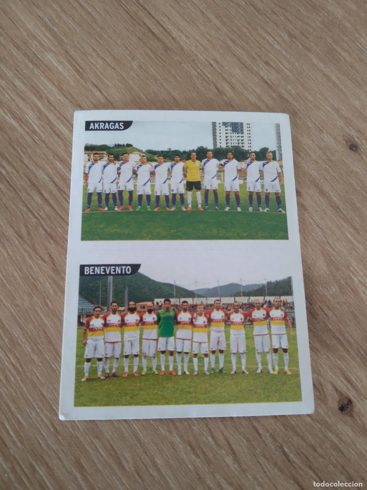 Cromos de Futebol: 854 AKRAGAS BENEVENTO EQUIPO CROMO FUTBOL PANINI LIGA ITALIA 15-16 CALCIATORI 2015-2016