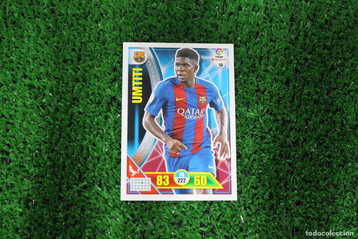 Cromos de Futebol: 58 UMTITI ADRENALYN XL 2016 2017 16 17 LALIGA SANTANDER