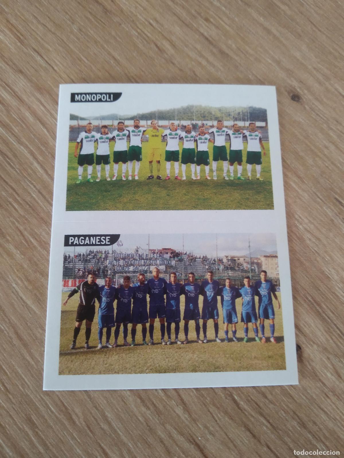Cromos de F&uacute;tbol: 866 MONOPOLI PAGANESE EQUIPO CROMO FUTBOL PANINI LIGA ITALIA 15-16 CALCIATORI 2015-2016