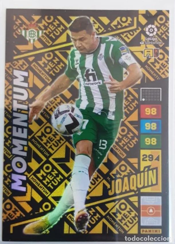 Fu&szlig;ball-Sticker: Cromo cards futbol adrenalyn xl 22 23 momentum joaquin