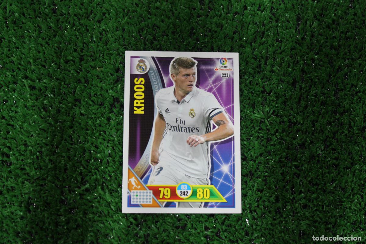 Cromos de F&uacute;tbol: 223 KROOS ADRENALYN XL 2016 2017 16 17 LALIGA SANTANDER