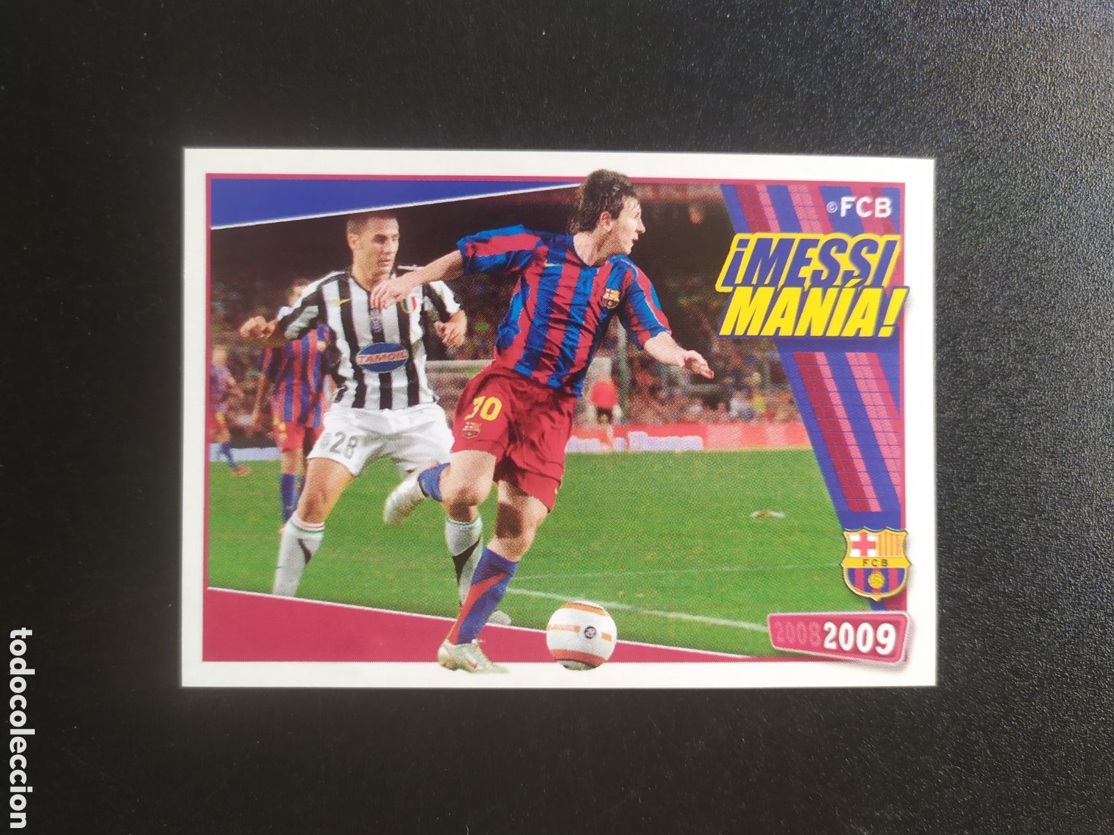 Cromos de F&uacute;tbol: FC Barcelona colecci&oacute;n oficial 2008 2009 08 09 panini Messi mania n&deg; 141 sin pegar