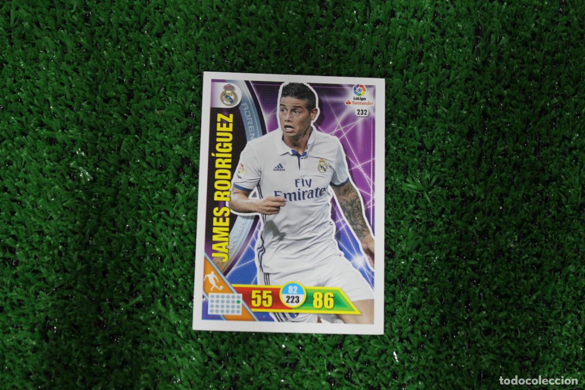 Figurine di Calcio: 232 JAMES RODR&Iacute;GUEZ ADRENALYN XL 2016 2017 16 17 LALIGA SANTANDER