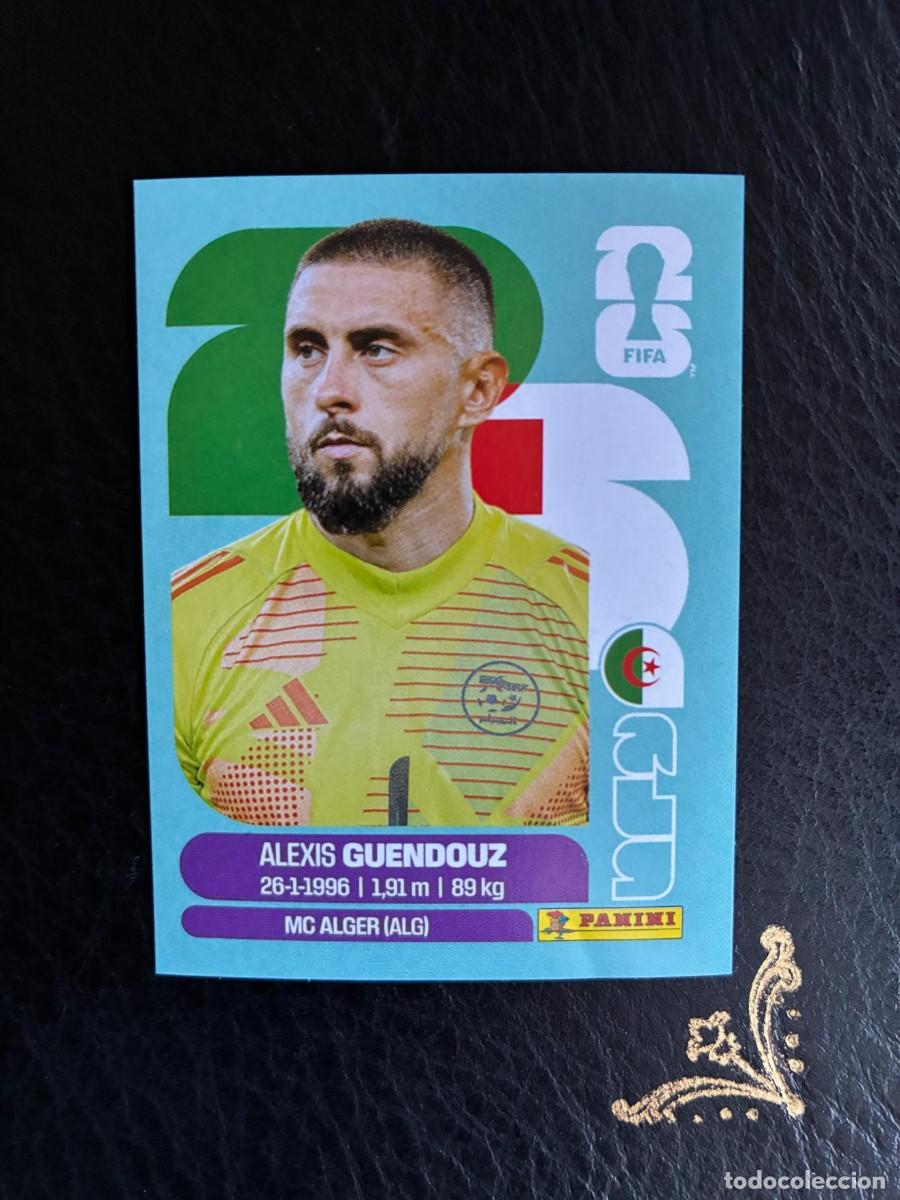 Cromos de F&uacute;tbol: ALG 2 ALEXIS GUENDOUZ ALG2 ARGELIA FIFA WORLD CUP MUNDIAL 2026 26 PANINI