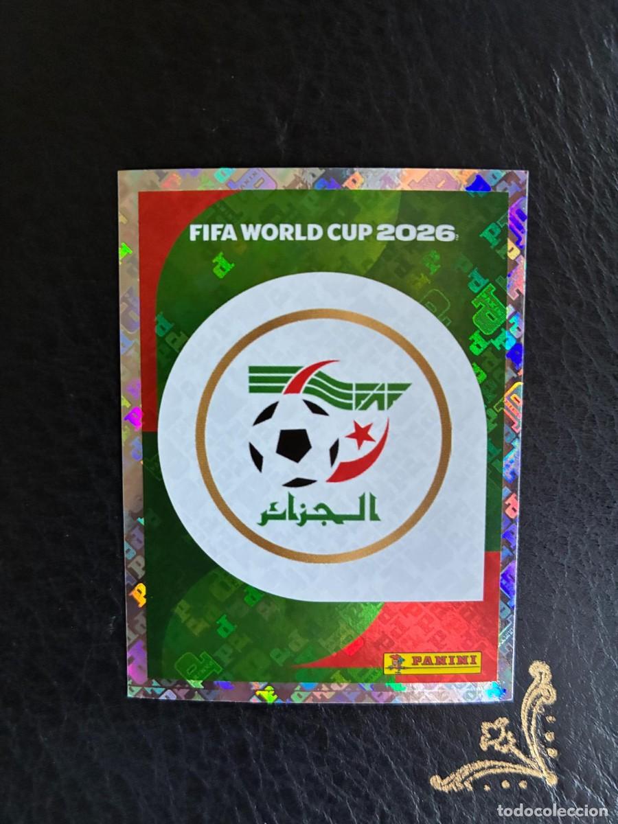 Cromos de F&uacute;tbol: ALG 1 ESCUDO LOGO ALG1 ARGELIA FIFA WORLD CUP MUNDIAL 2026 26 PANINI