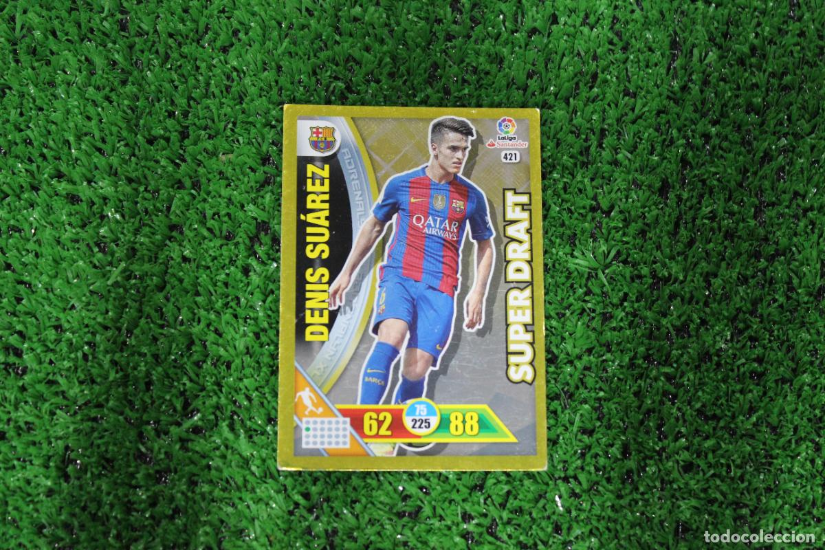 Cromos de F&uacute;tbol: 421 DENIS SUAREZ SUPER DRAFT ADRENALYN XL 2016 2017 16 17 LALIGA SANTANDER
