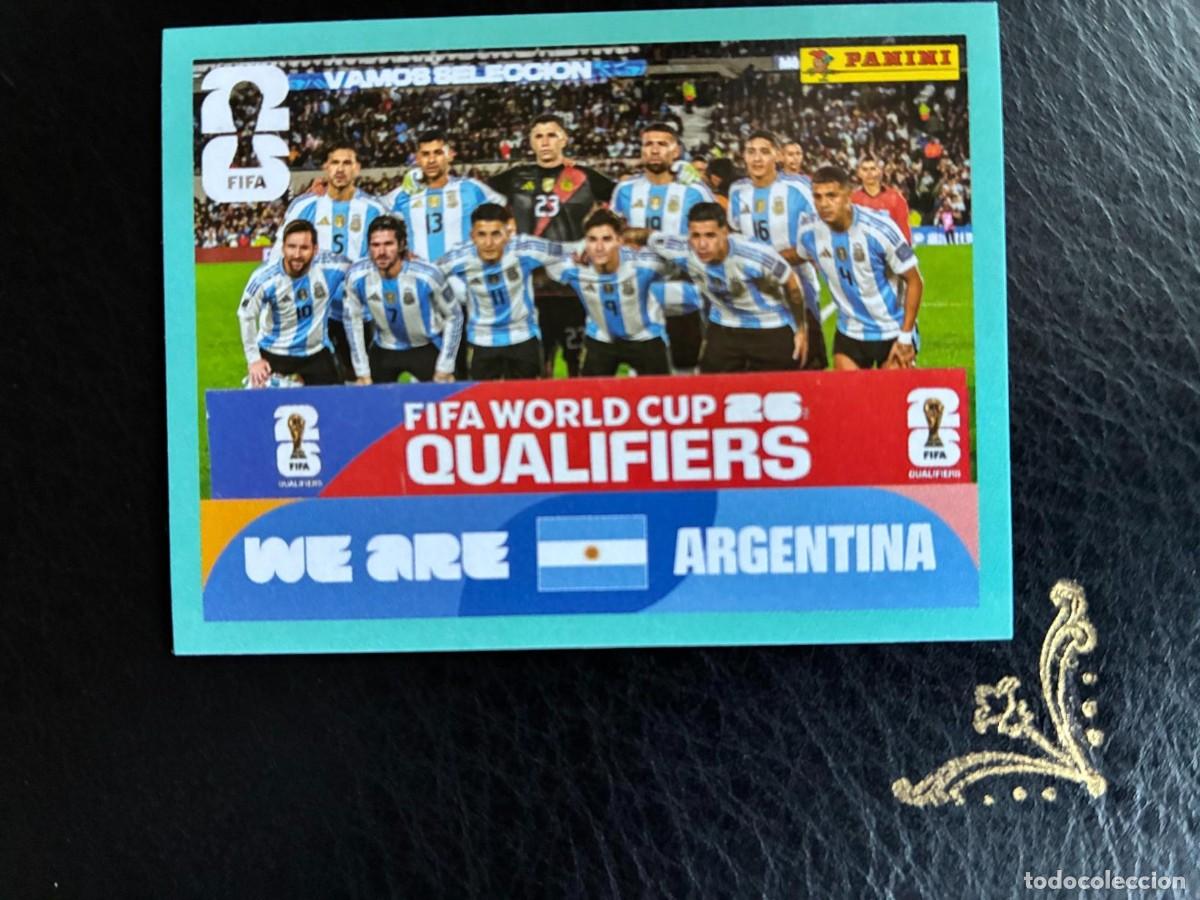 Fu&szlig;ball-Sticker: ARG 13 EQUIPO PLANTILLA ALINEACION MESSI ARG13 ARGENTINA FIFA WORLD CUP MUNDIAL 2026 26 PANINI